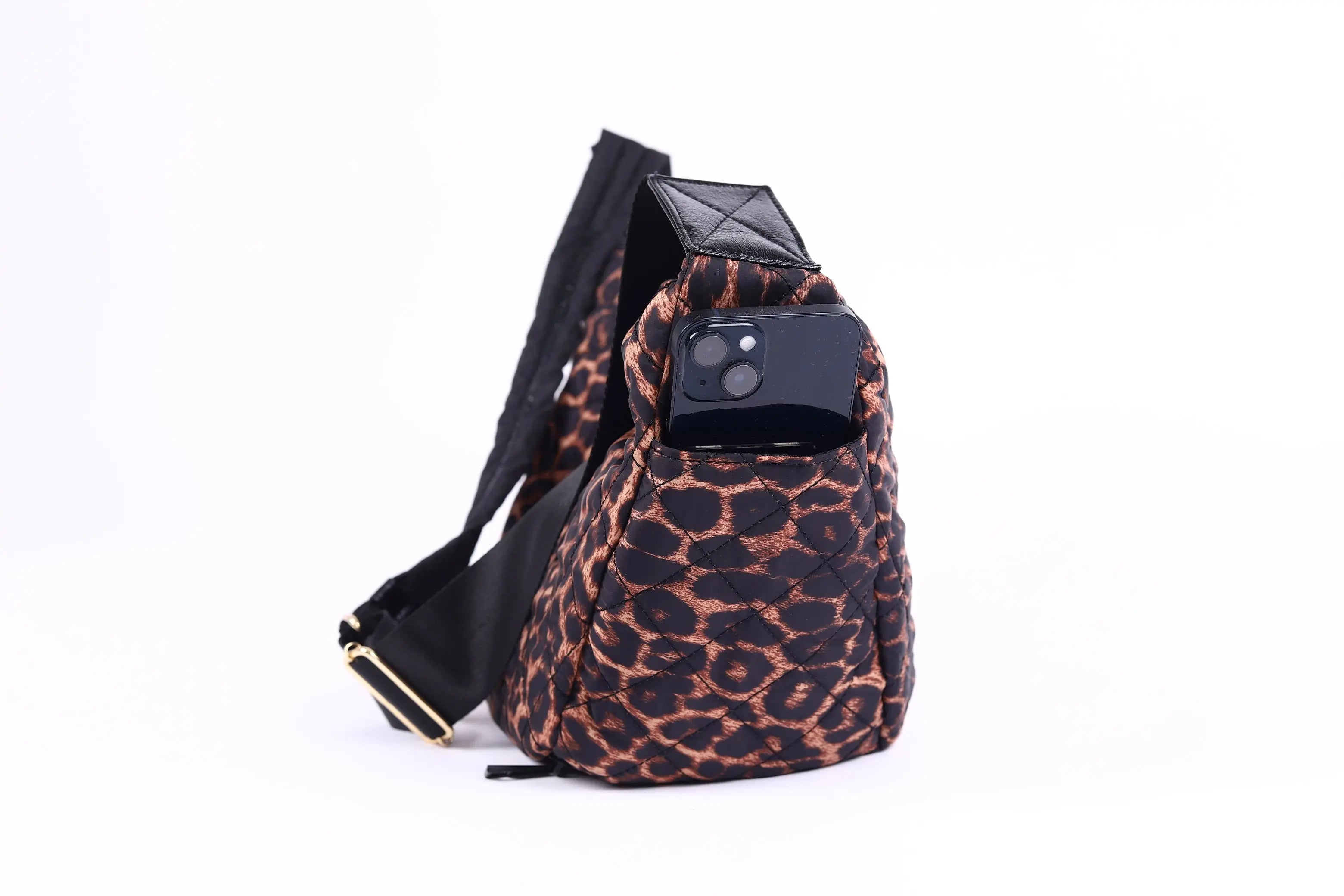 Leopard print dog carrier best sale